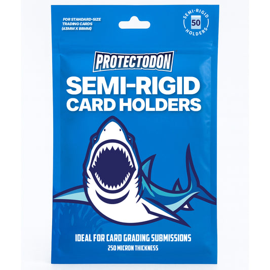 Archival-safe card protectors – Protectodon semi-rigid holders