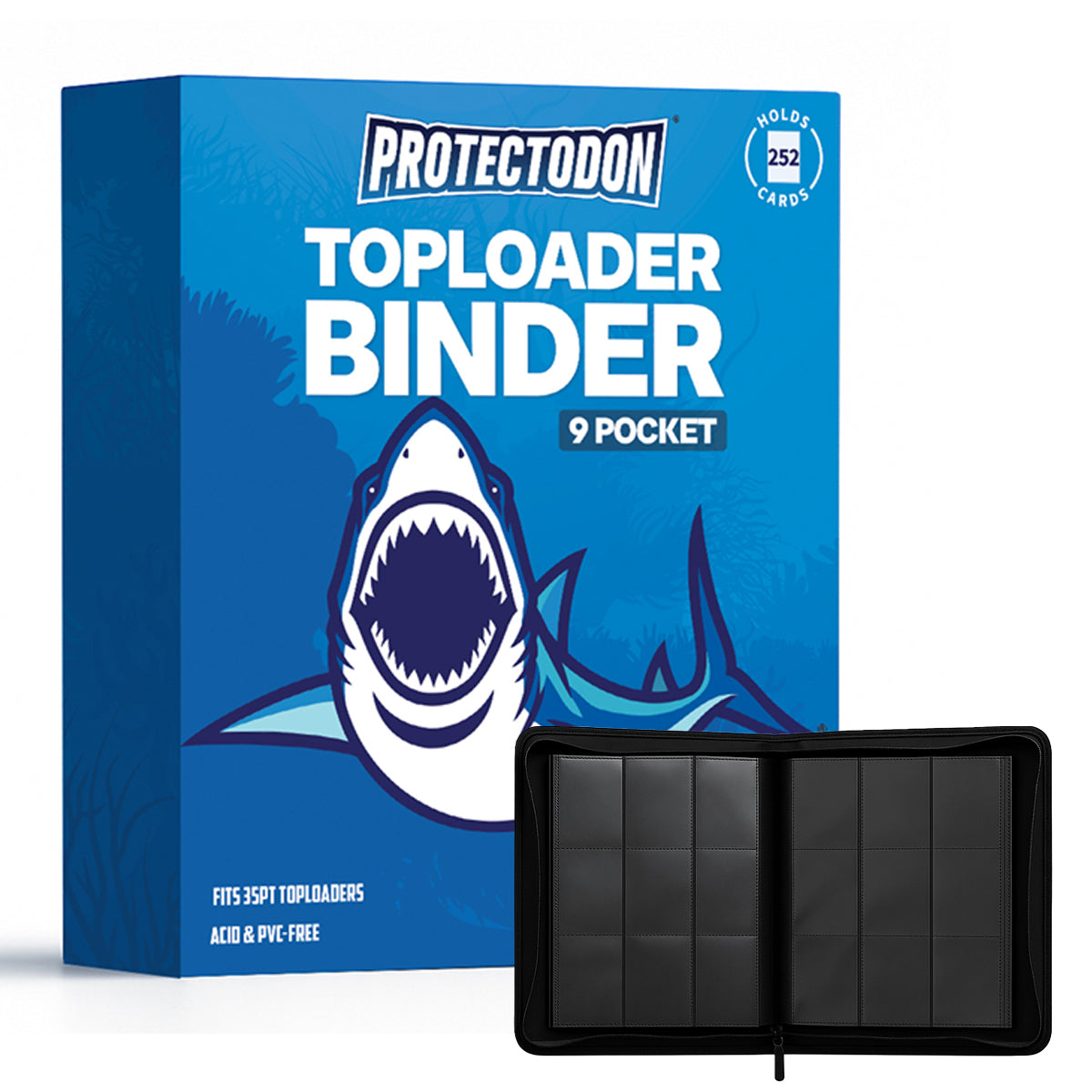 Protectodon 9-Pocket Toploader Binder box