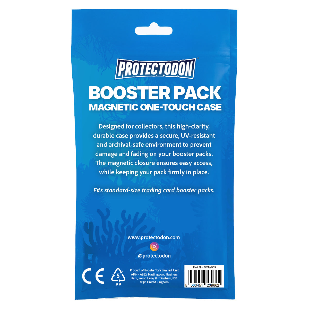 Protectodon crystal-clear magnetic booster case